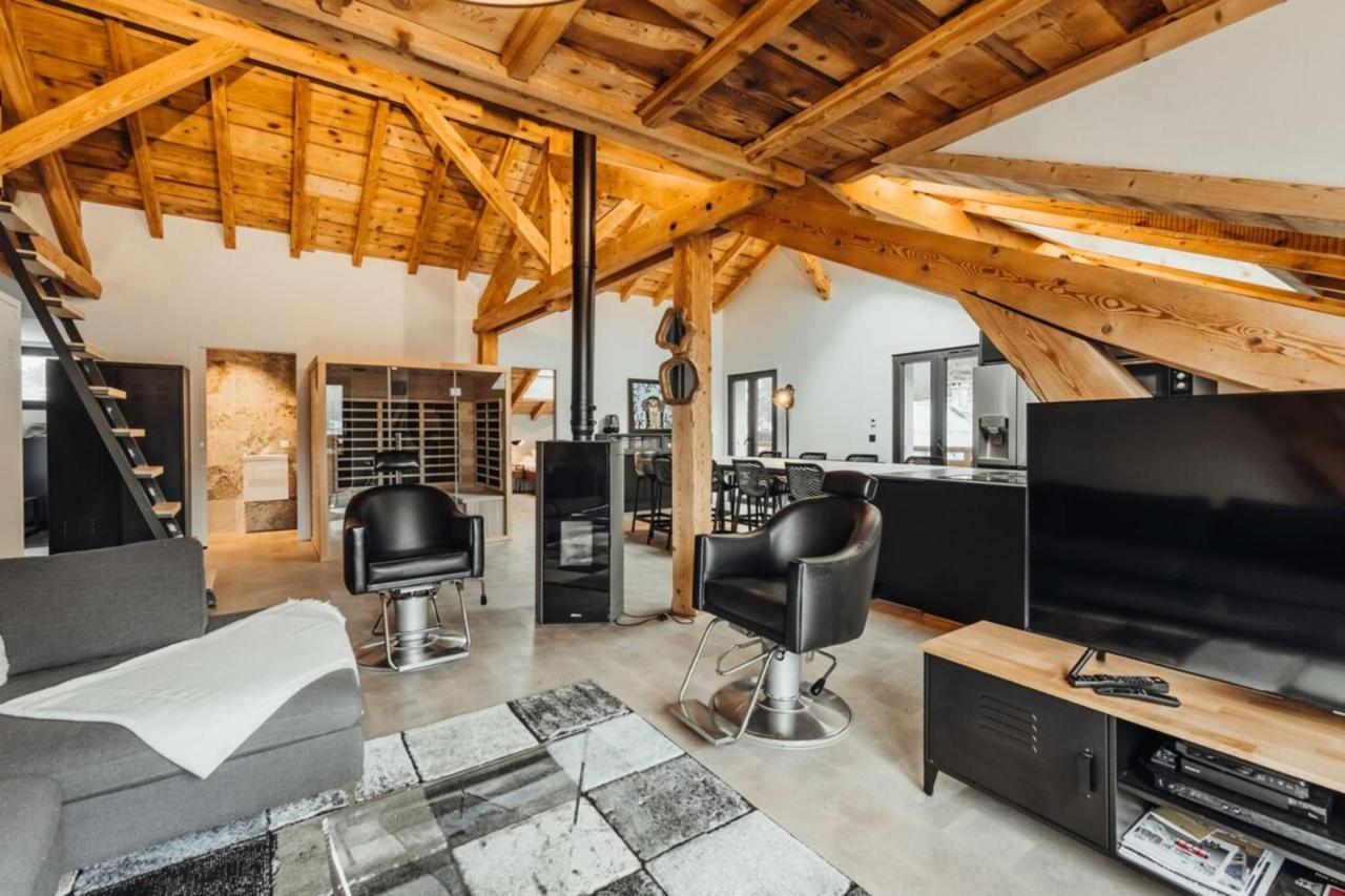 Luxurious 3-Bedroom Flat With Sauna And Garage Chamonix Exterior photo